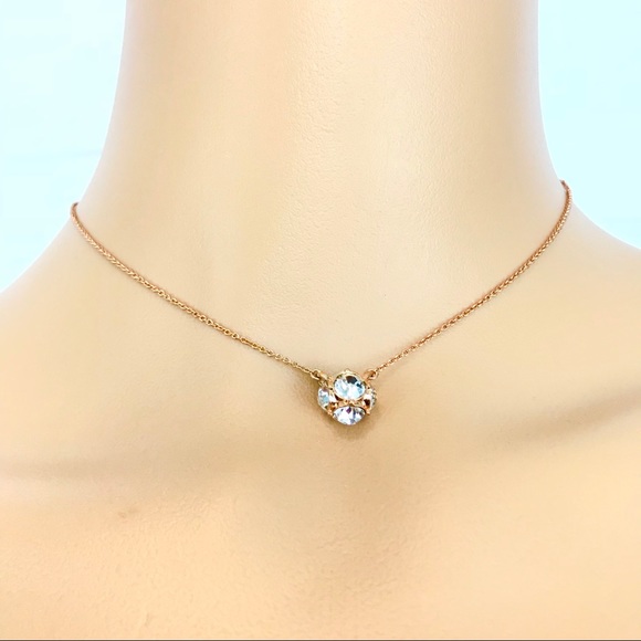 Kate spade lady marmalade necklace rose gold Clearance